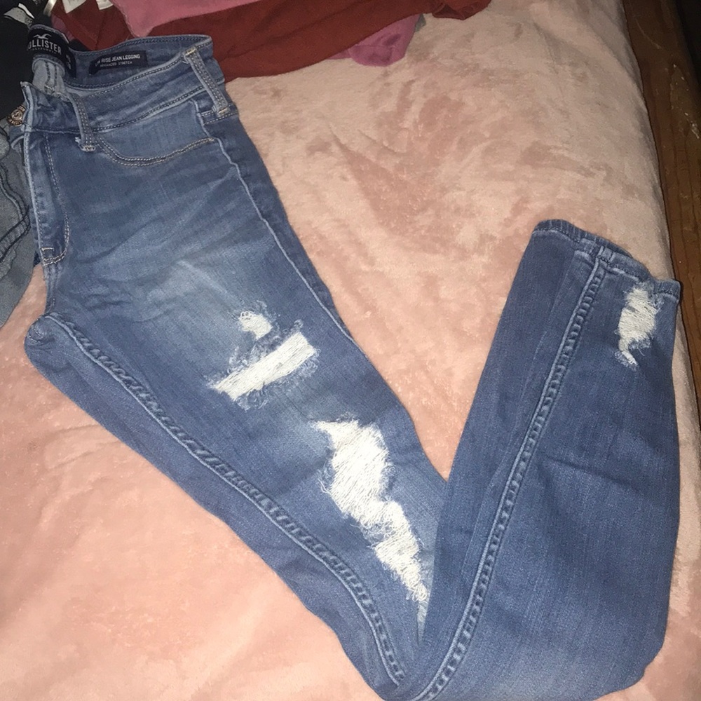 hollister low rise jean leggings size 1R